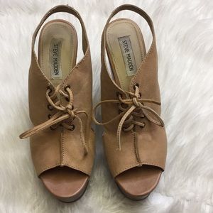 Steve Madden Woki Wedge Shoes. Size 10